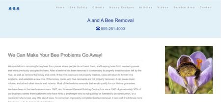 A and A Bee Removal.Com